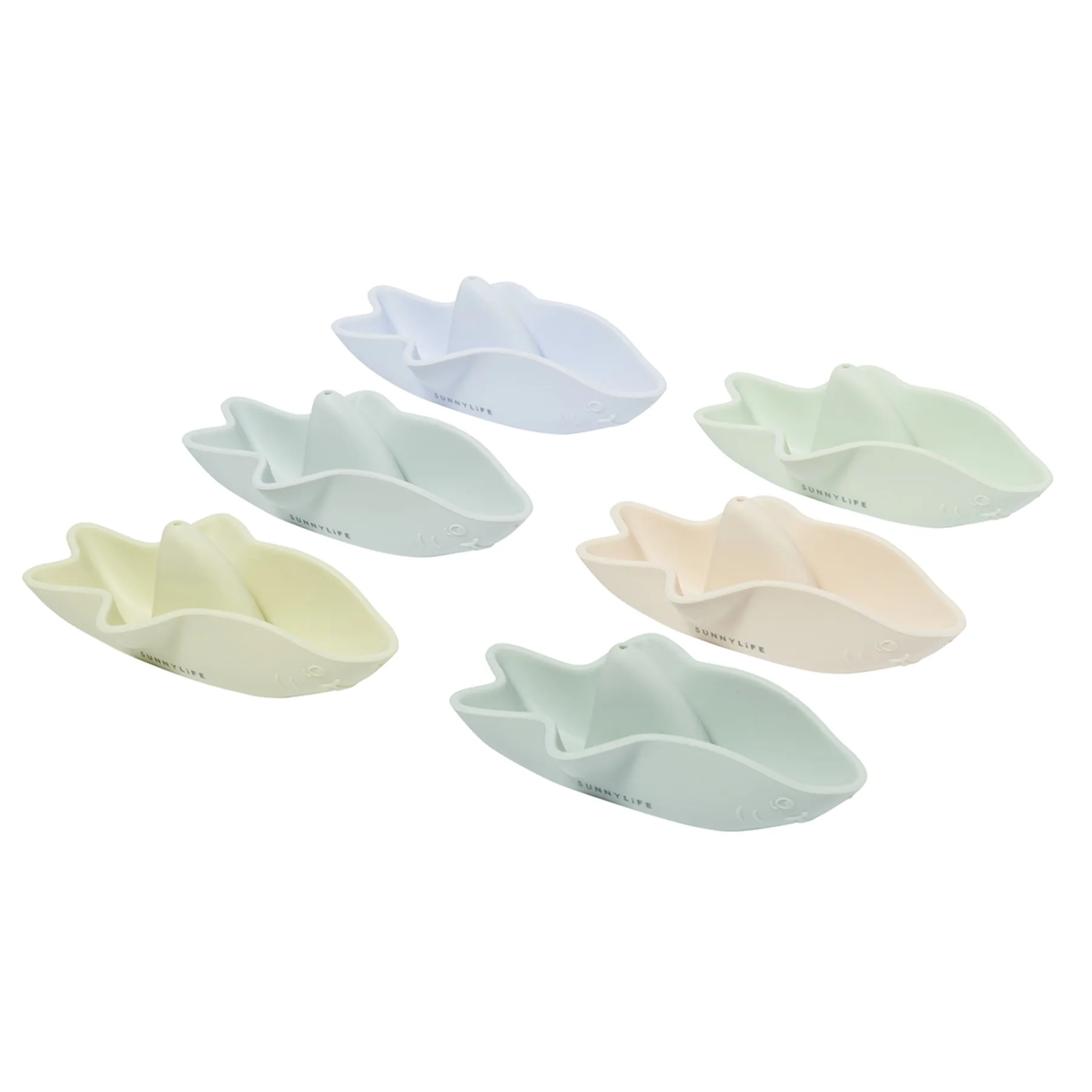 Sunnylife Badelegetøj - Shark Boat Splash Toys - 6 Stk. 41SBTSK