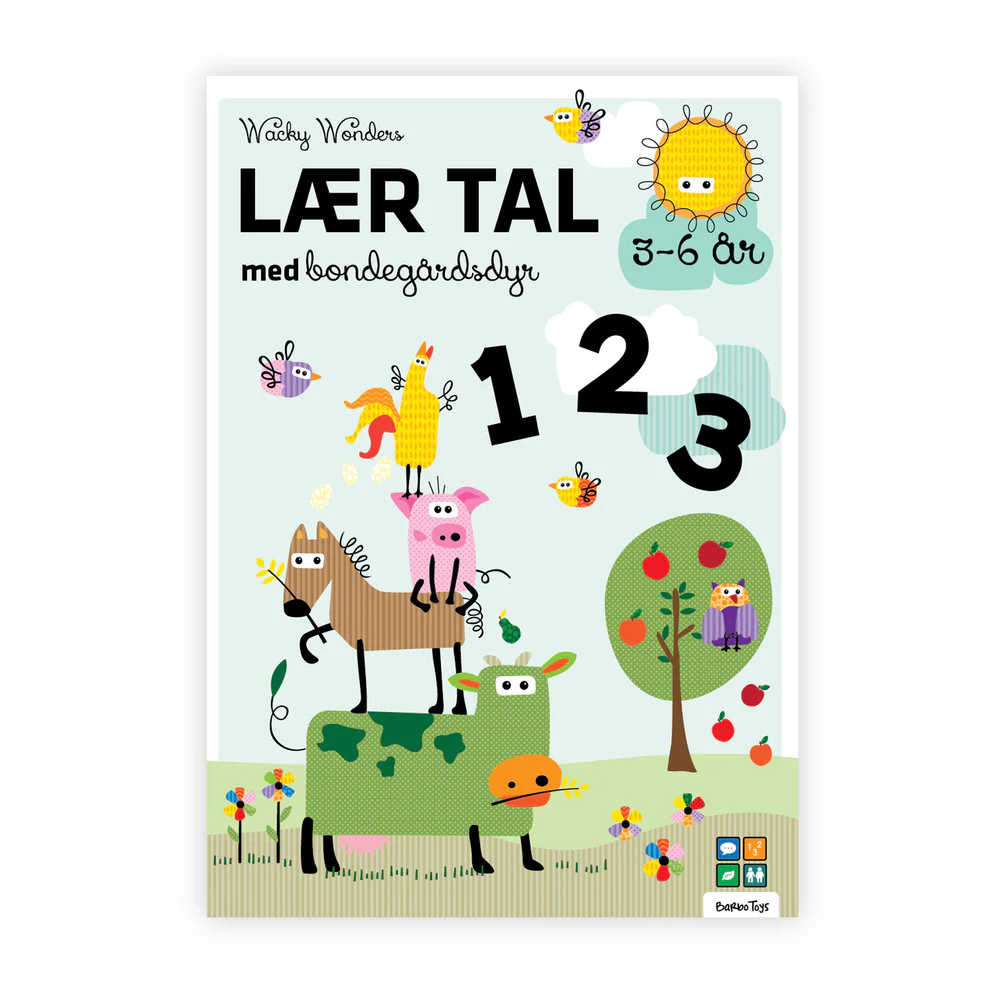 Wacky Wonders Opgavehæfte - Lær tal 9788794216159