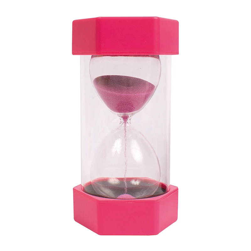 Timeglas 16 cm - 2 minutter Timer16pink