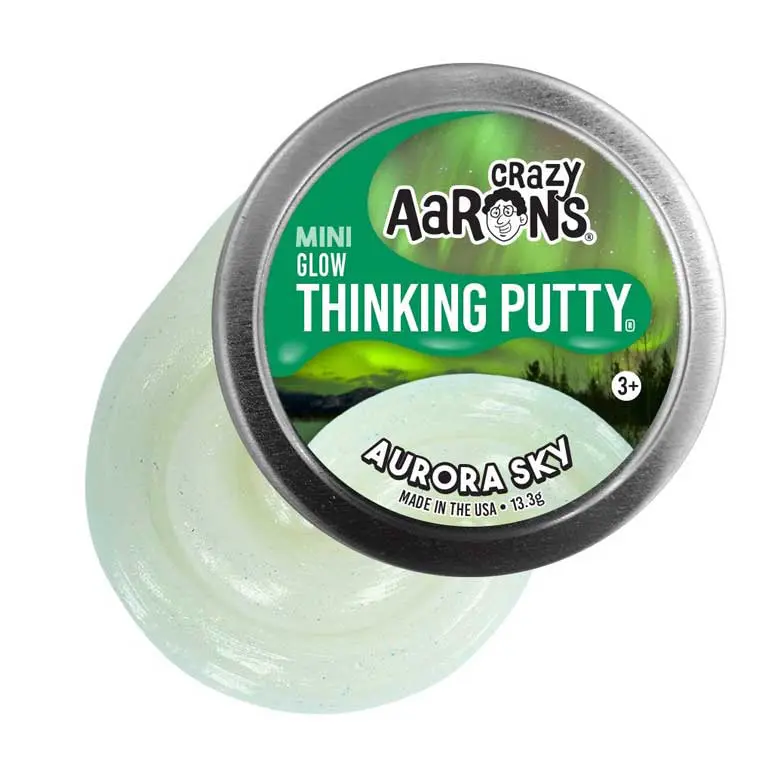 Crazy Aarons Putty Slim - Ø 10 cm - Aurora Sky - Glow In The Dark CA-AS020