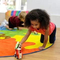 Legetæppe Farvepalet Ø 200 cm 60-MAT086