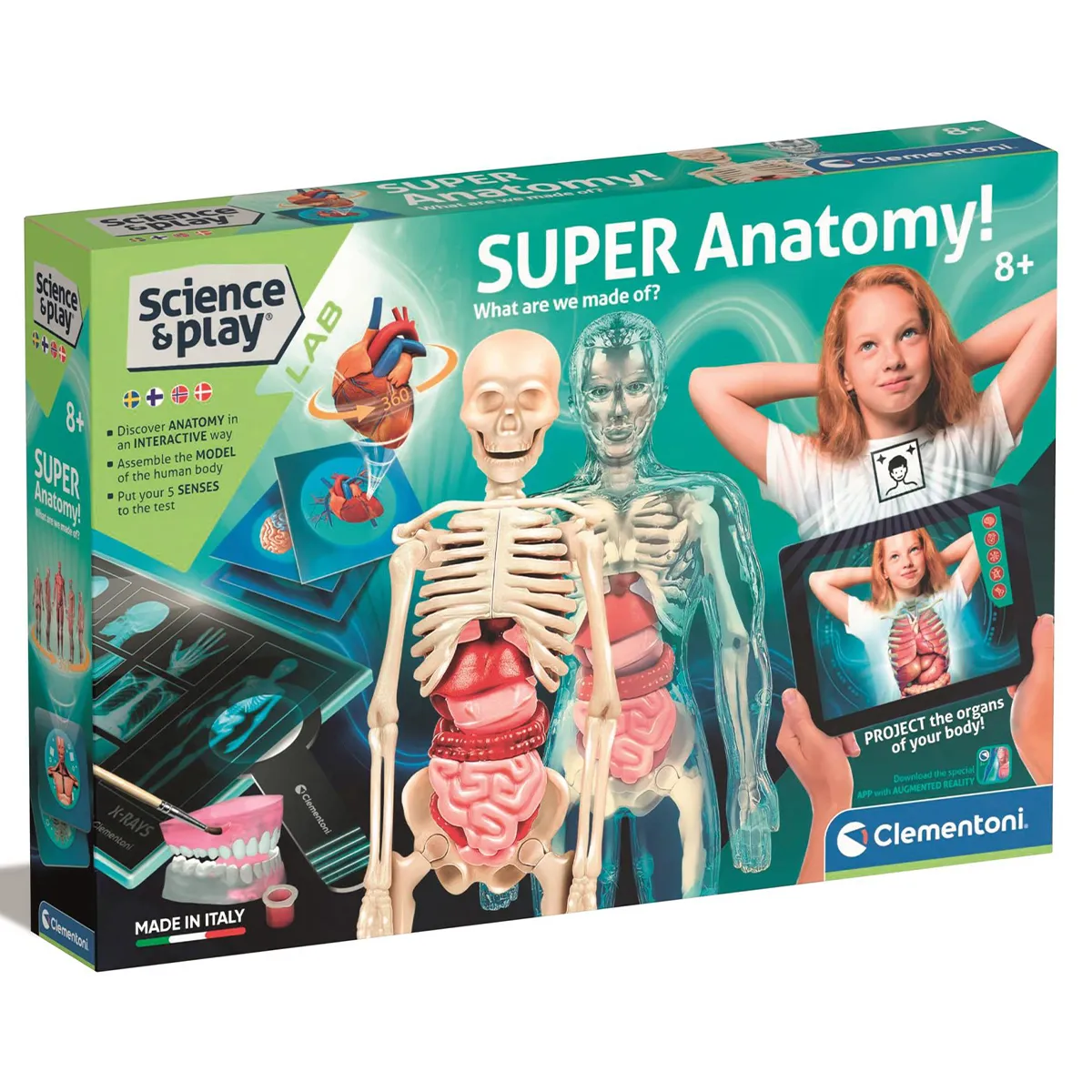 Clementoni Science & Play - Super Anatomy videnskabssæt I-78826