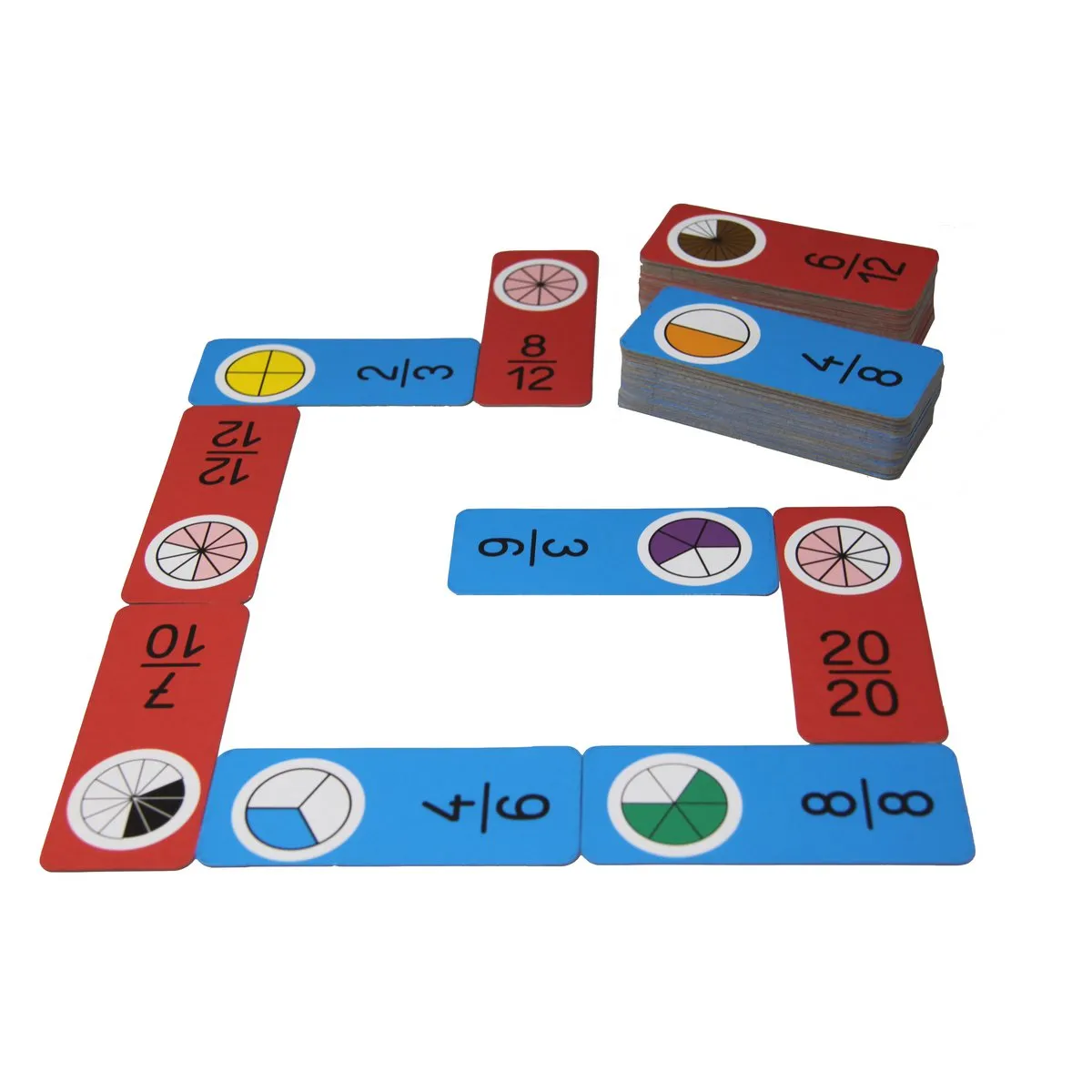 Domino med brøker W200099