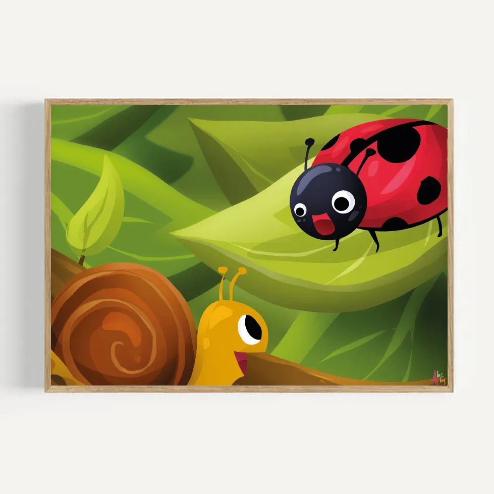 Abcleg Plakat Mariehønen Evigglad A3 99-MariePlA3