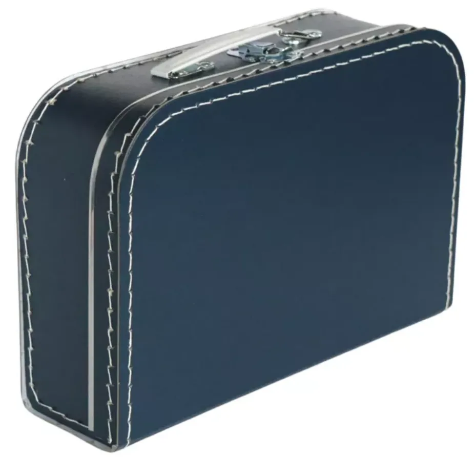 Papkuffert - Blå-35 cm. 35-7863