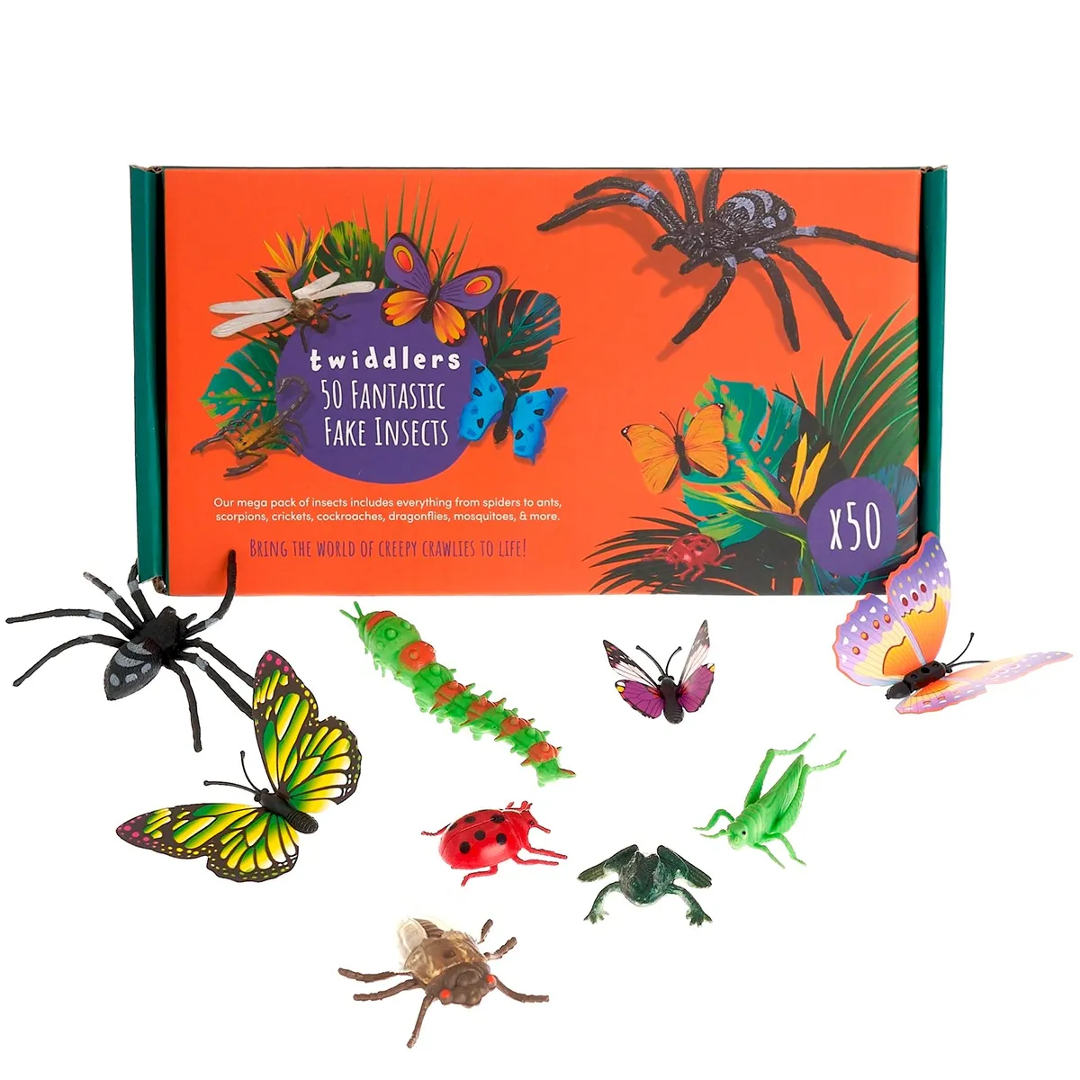 Insekter og biller – 50 stk. X-001109