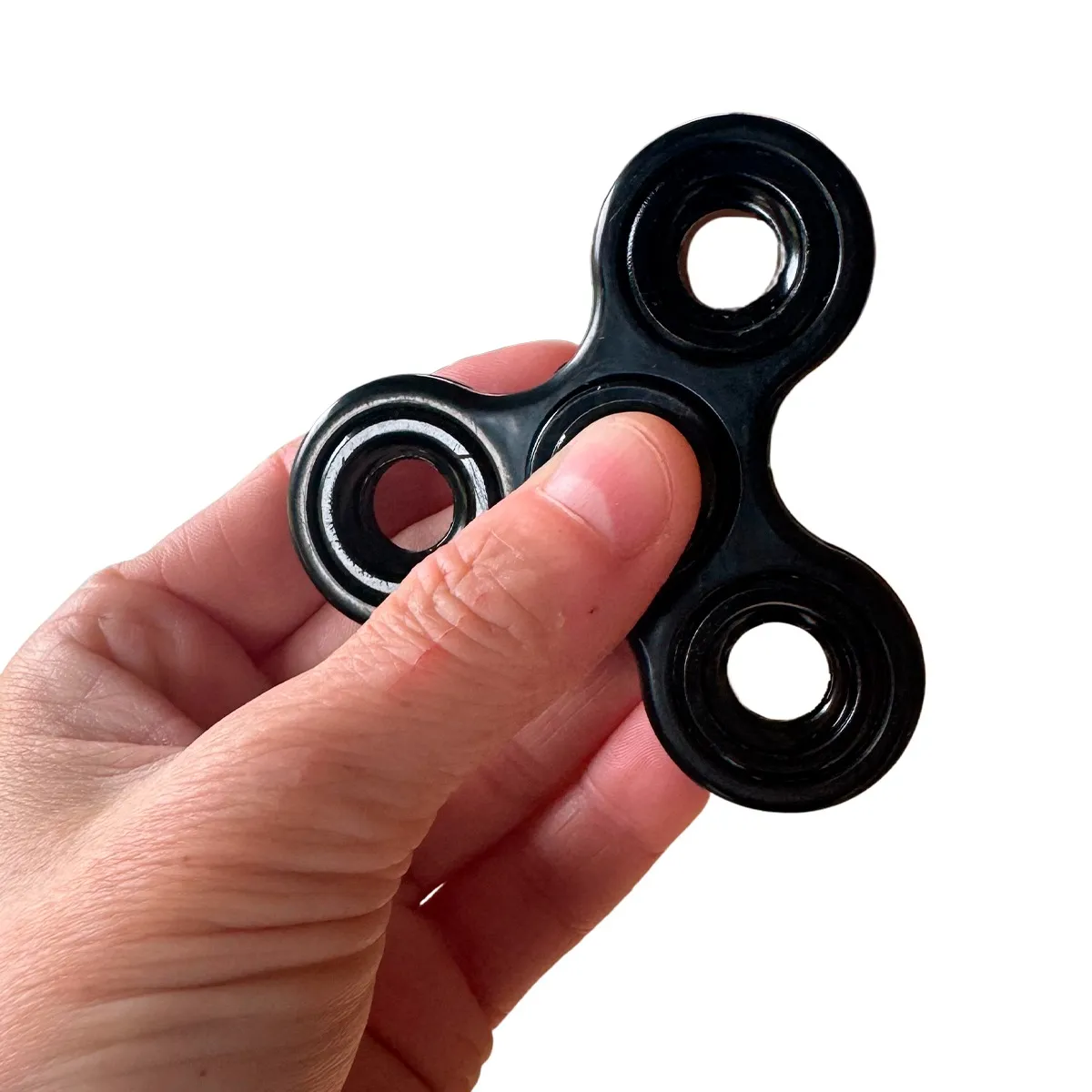 Fidget Spinner PRO Sort Ø 7 cm. - NBA 44-SpinnerNBAsort