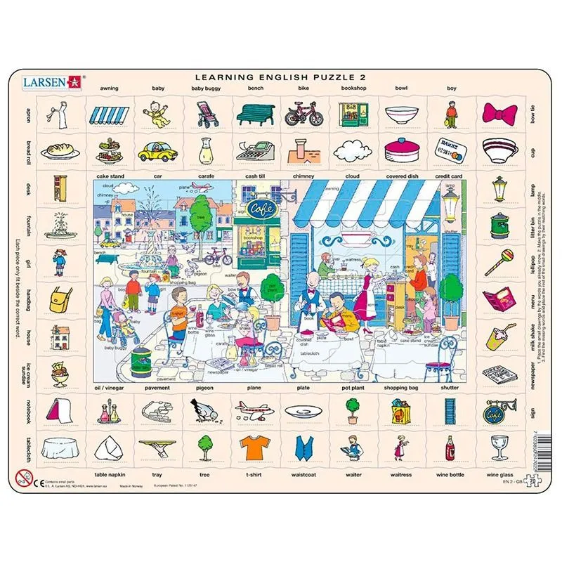 Larsen Puslespil - Lær Engelsk 2 ENG23