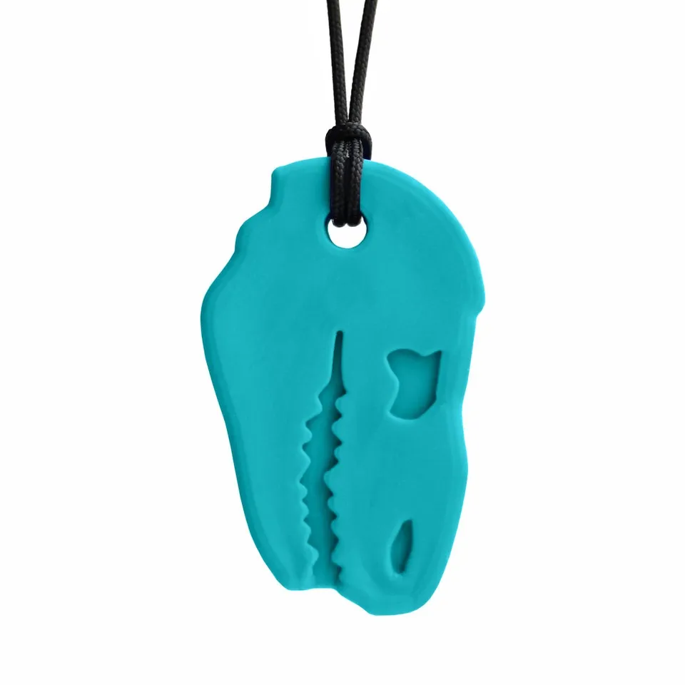 ARK Dino-Bite Chewable Jewelry Necklace Blågrøn (medium) 3-337032-Blågrøn (medium)