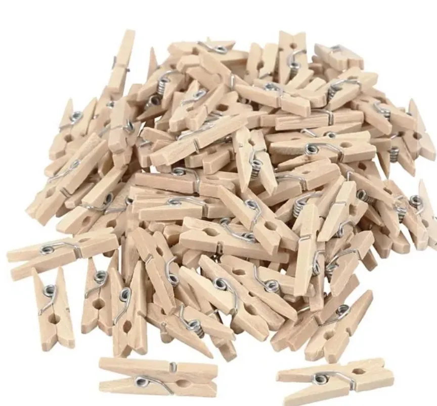 Tøjklemmer - 50 stk L: 48 mm, B: 6 mm 27-564550