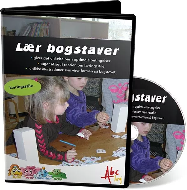 Abcleg Læringskit - Lær bogstaver med øjne, ører, hænder og krop 99-5000048