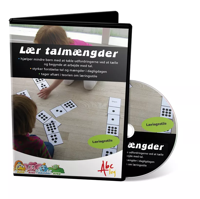 Abcleg Læringskit - Lær talmængder med øjne, ører, hænder og krop 99-1576