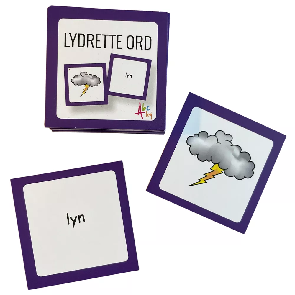 Abcleg Tryllekort - Lydrette ord inkl. trylletårn 99-500895