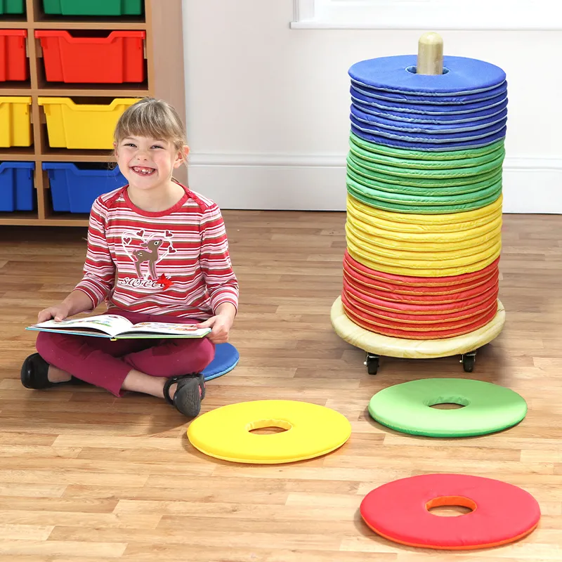 Kits for Kids Siddepuder - Runde 32 stk. incl. træstativ 60-BN0106