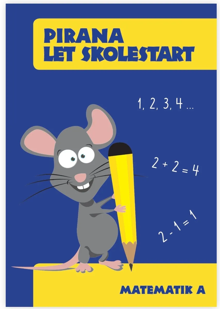 Pirana Matematik hæfte - Let skolestart A 19-9788702152838