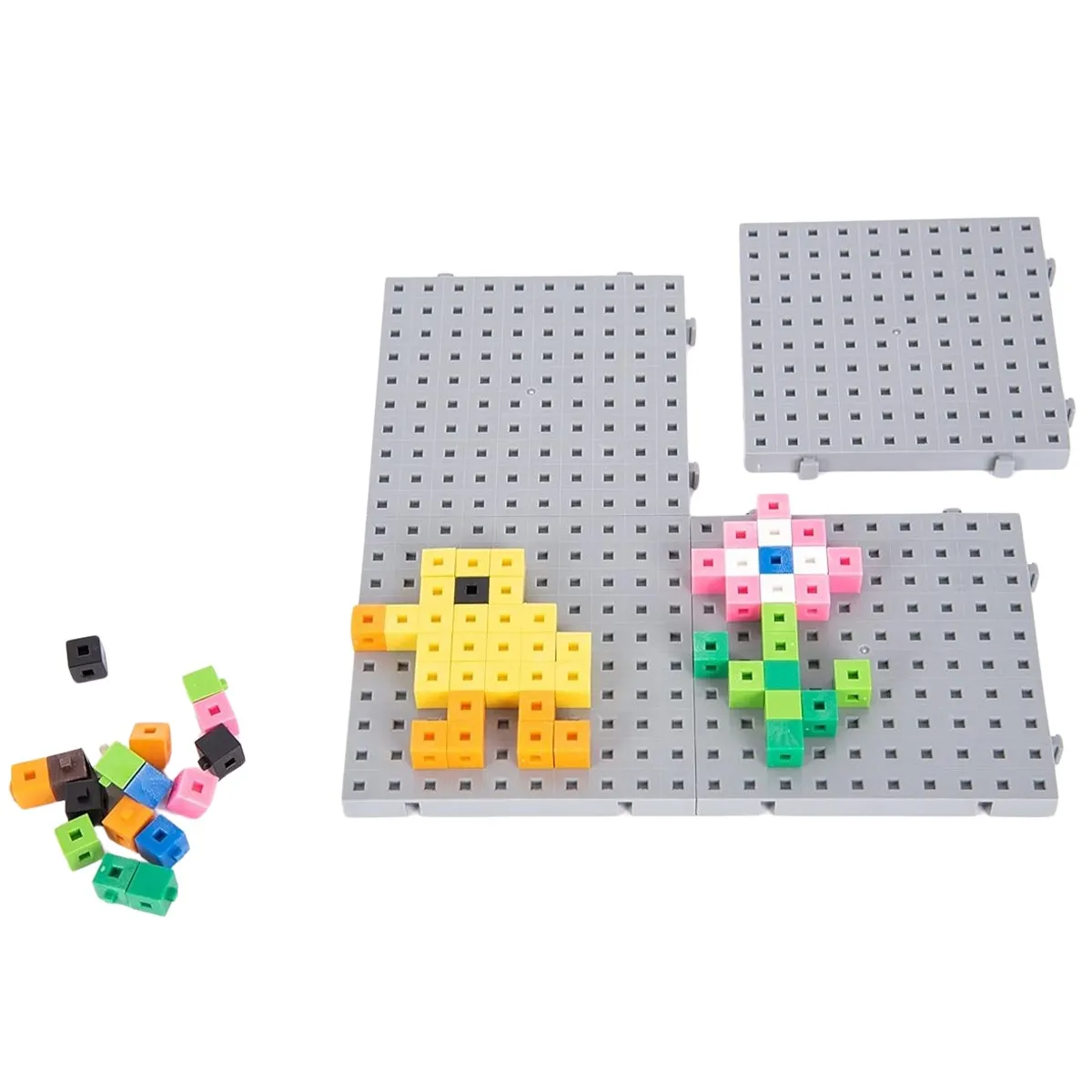 Centicubes byggeplade til Cubes 1 cm - 4 stk. 15-171251