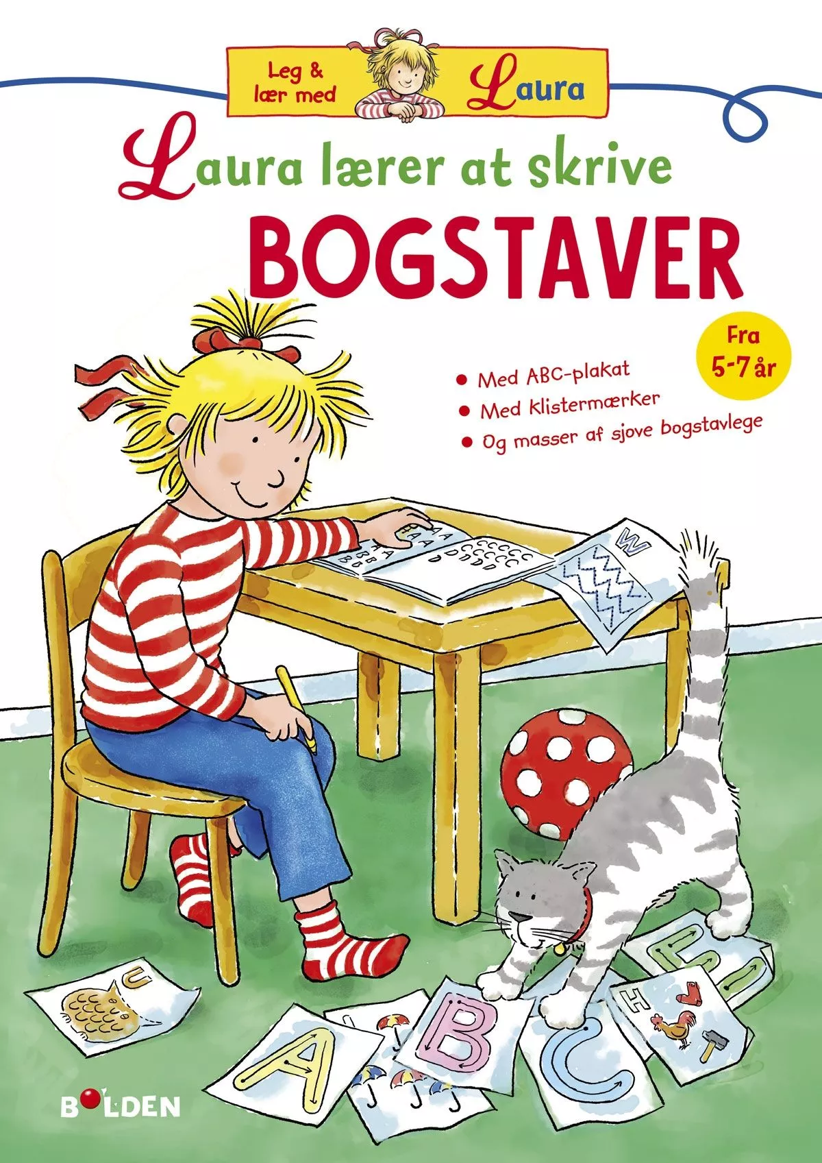 Bolden Opgavebog - Laura lærer at skrive bogstaver 9788772051925