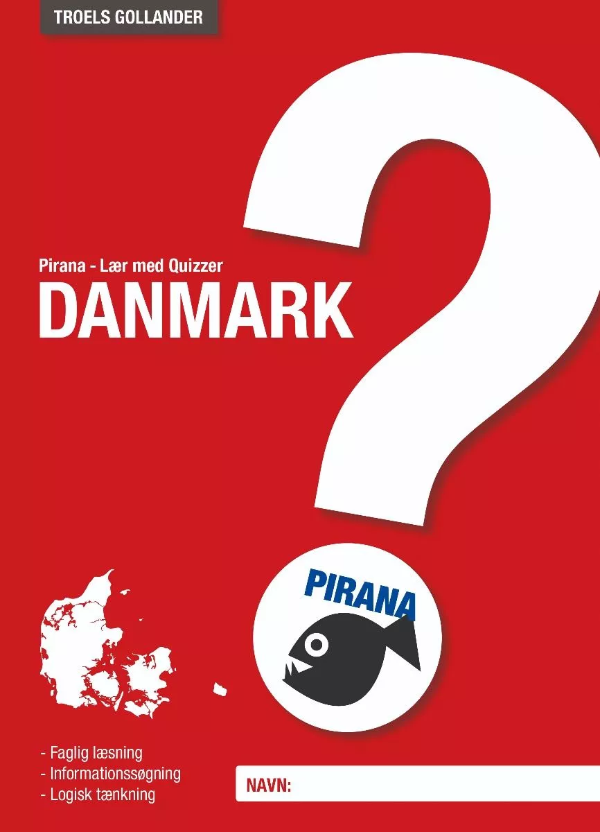 Pirana - Lær med Quizzer Danmark 19-9788702271355