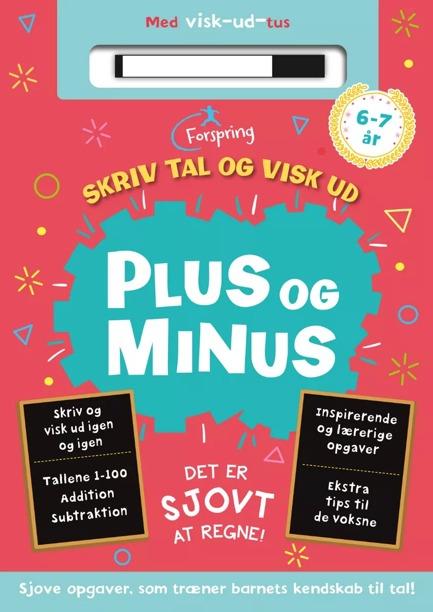 Bolden Opgavebog - Skriv tal og visk ud: Plus og minus 9788772055077