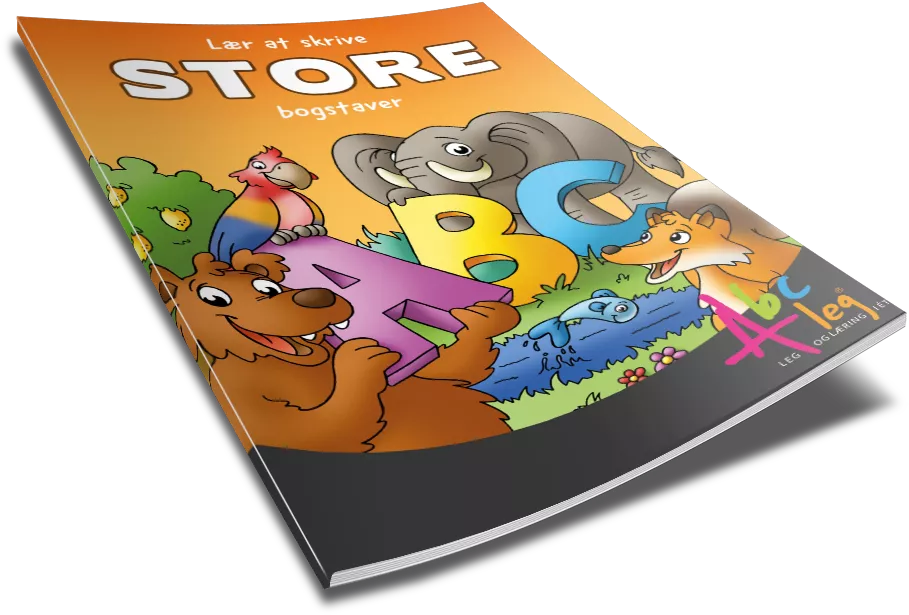 Abcleg Skrivebog - Lær at skrive store bogstaver 99-50000