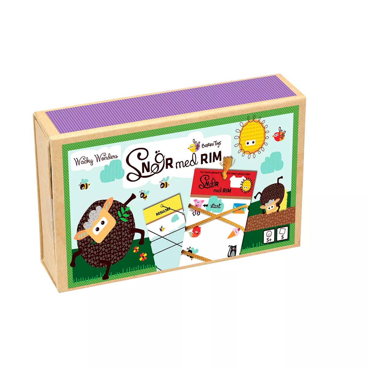 Wacky Wonders Læringsspil - Snør med Rim 90-6332