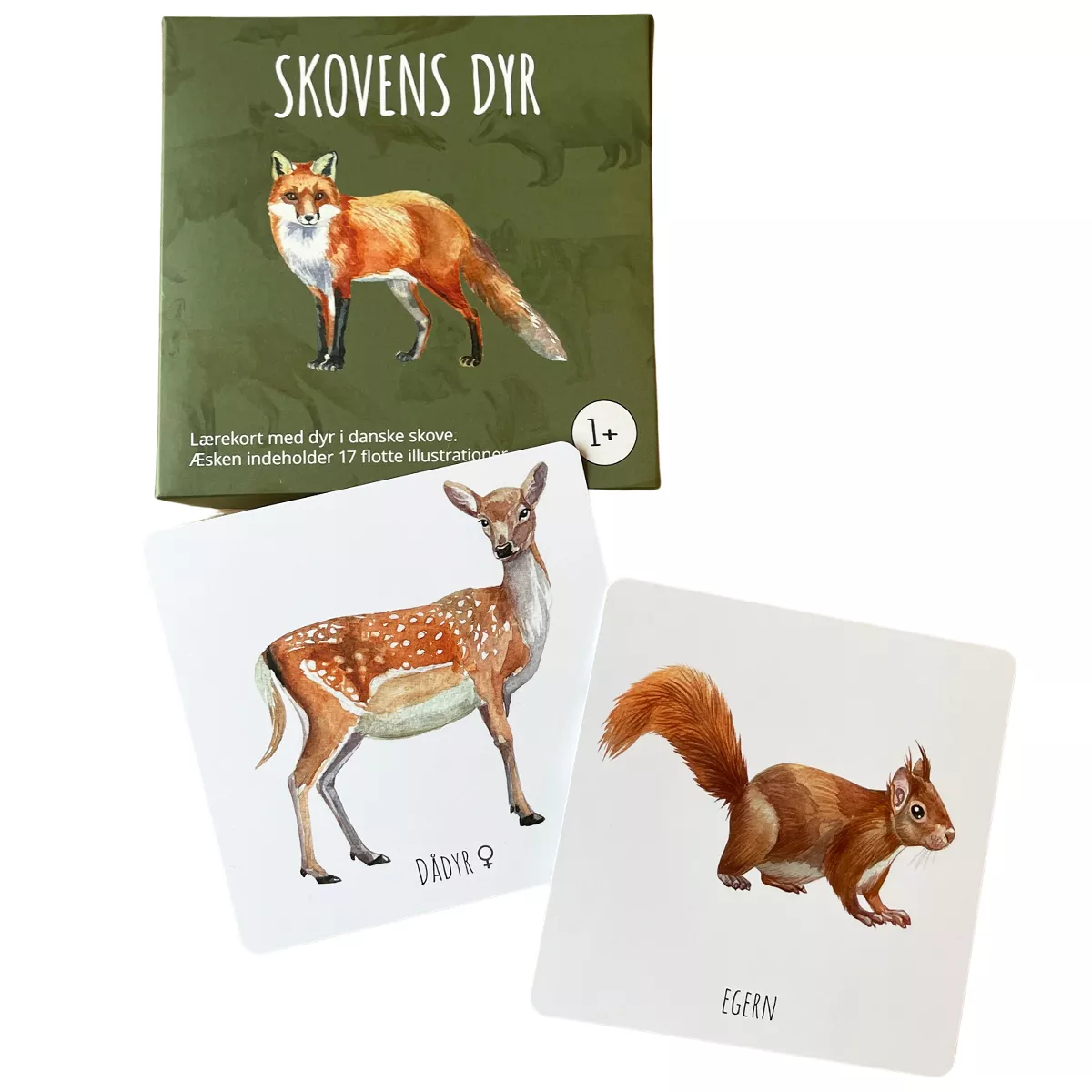 Abcleg Lærekort - Skovens dyr 500680
