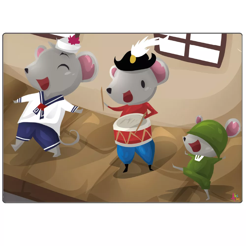 Abcleg Dækkeserviet - Tinge-linge-later, tinsoldater 99-500659