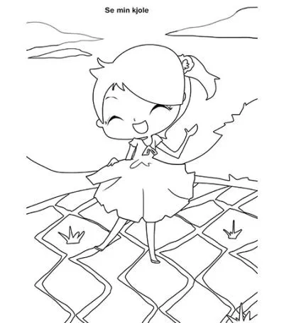 Anderledes malebog med børnesange